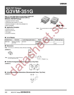 G3VM-353G datasheet  